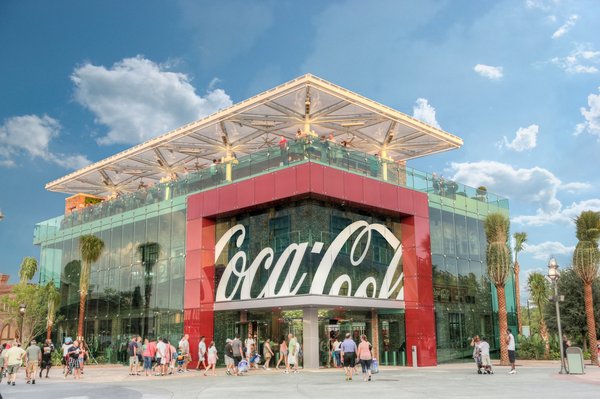 Coca-Cola store in Disney Springs Orlando.