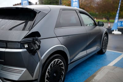 A Hyundai Ioniq electric vehicle. Electricity demand is set to soar as more EVs take to Britain's roads. Getty Images