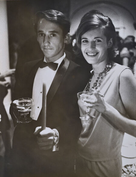 Julian Wasser, ‘Ed Ruscha and Patty Callahan at the Opening Reception, Duchamp Retrospective, Pasadena Art Museum’, 1963, Photography, Later gelatin silver print, Robert Berman Gallery