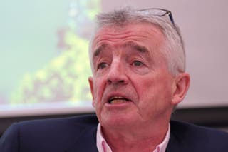 Michael O’Leary has criticised Rachel Reeves (Brian Lawless/PA)