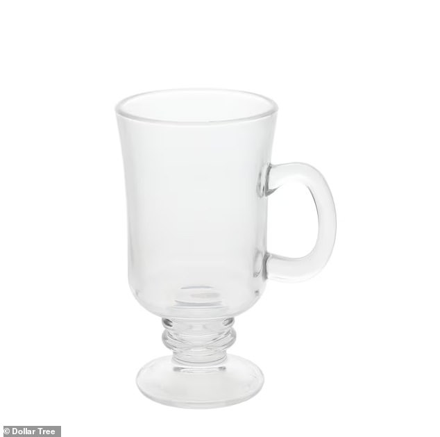 Dollar Tree is currently selling 8-ounce Irish Coffee Mugs for $1.25 each online and in stores