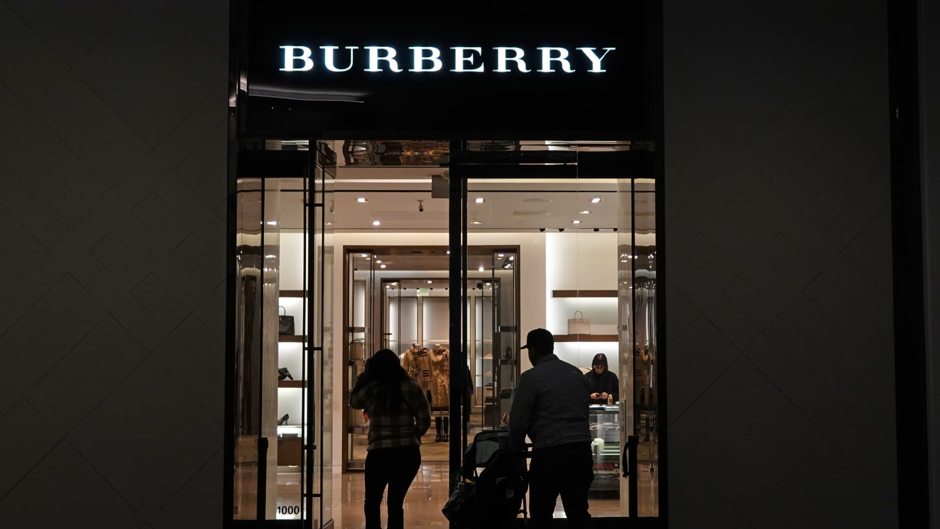 A Burberry store at Fashion Valley, an upscale shopping mall, on Dec. 13, 2024, in San Diego, California.