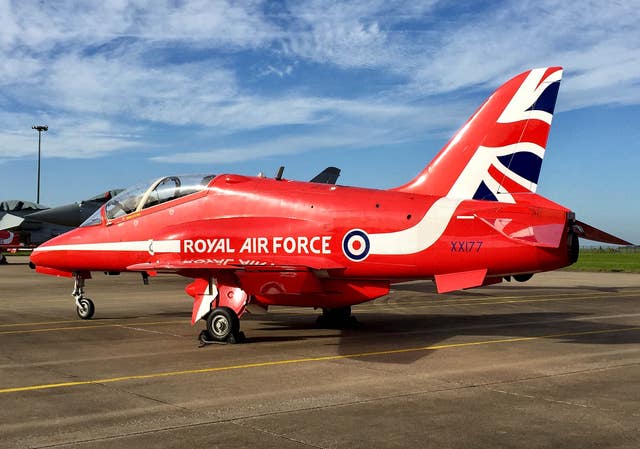 Red Arrows plane