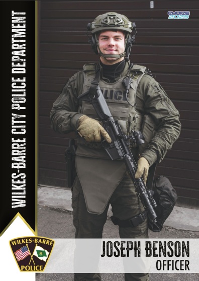 Wilkes-Barre police Joseph Benson. (Bob Kalinowski / Staff Photographer)