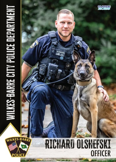 Wilkes-Barre police officer Richard Olshefski. (Bob Kalinowski / Staff Photographer)
