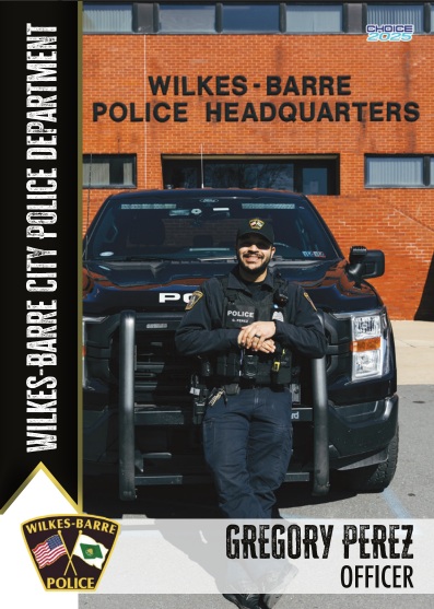 Wilkes-Barre police Gregory Perez. (Bob Kalinowski / Staff Photographer)