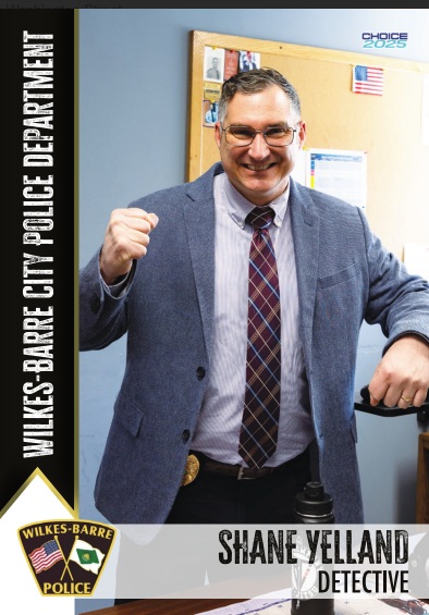 Wilkes-Barre police Detective Shane Yelland. (Bob Kalinowski / Staff Photographer)