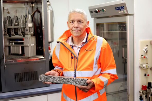 Phil in Holcim UK's stress test lab