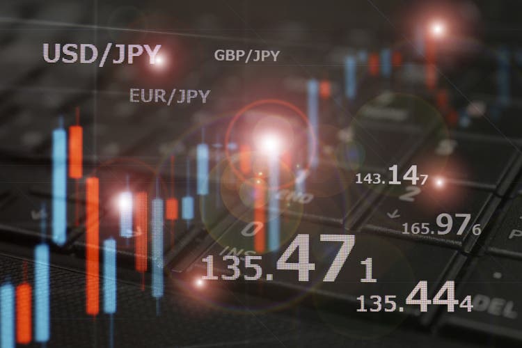 Financial Concept: Exchange Rate Fluctuations