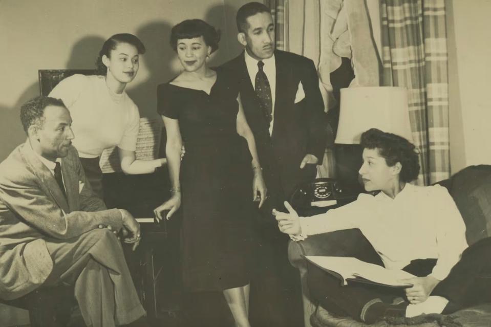 Summer residents at Oak Bluffs in the 1930s.