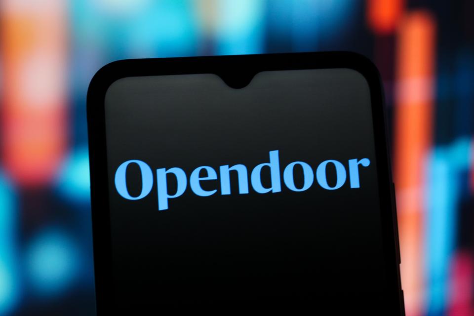 In this photo illustration, the Opendoor Technologies (Open...