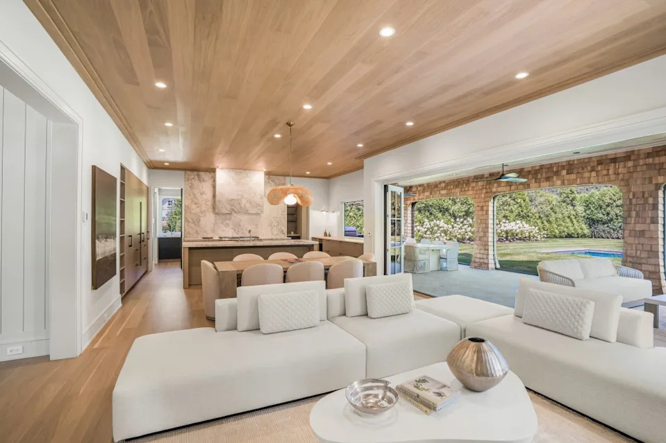 The great room has plenty of space for entertaining. Real Shot Studios