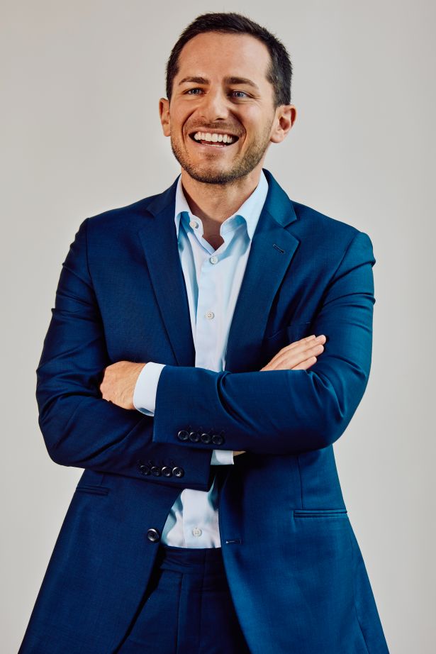 Harrison Sitomers 10 Year Rise From Intern to Chief Investment Officer SL Green's Harrison Sitomer laughing.