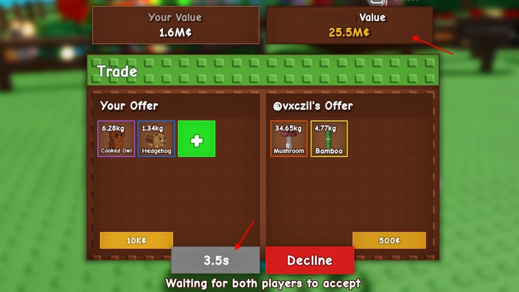 Cooldown and Value in Trading Hub Grow a Garden