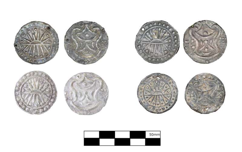 Assorted 'Riding Sun/Srivatsa' coins found at Oc Eo/An Giang, Vietnam, and Angkor Borei, Cambodia, held at the Ho Chi Minh City History Museum and SOSORO Museum of Economy and Money. Credit: Antiquity Ancient 'Rising sun' coins show connections from Bangladesh to Vietnam