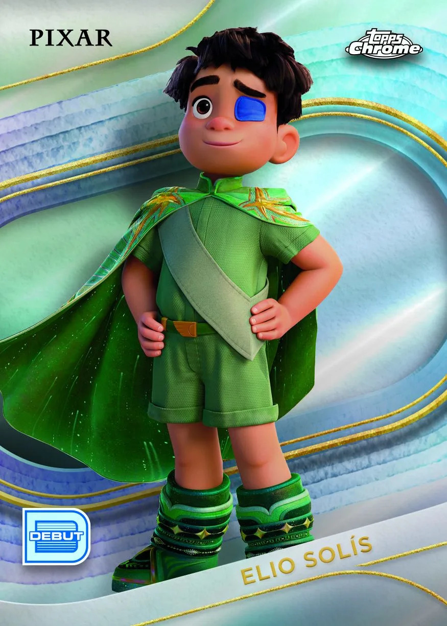 topps chrome disney collectible elio card
