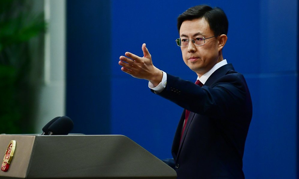 Chinese Foreign Ministry spokesperson Guo Jiakun. Photo: Chinese Foreign Ministry