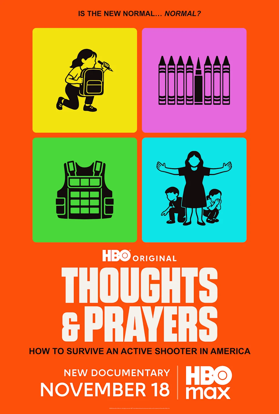 'Thoughts & Prayers' poster