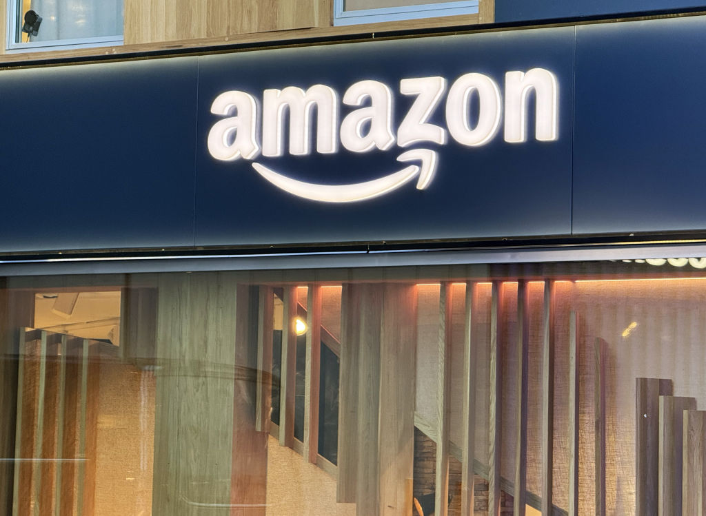Amazon store is seen at Promenade Street in Davos, Switzerland