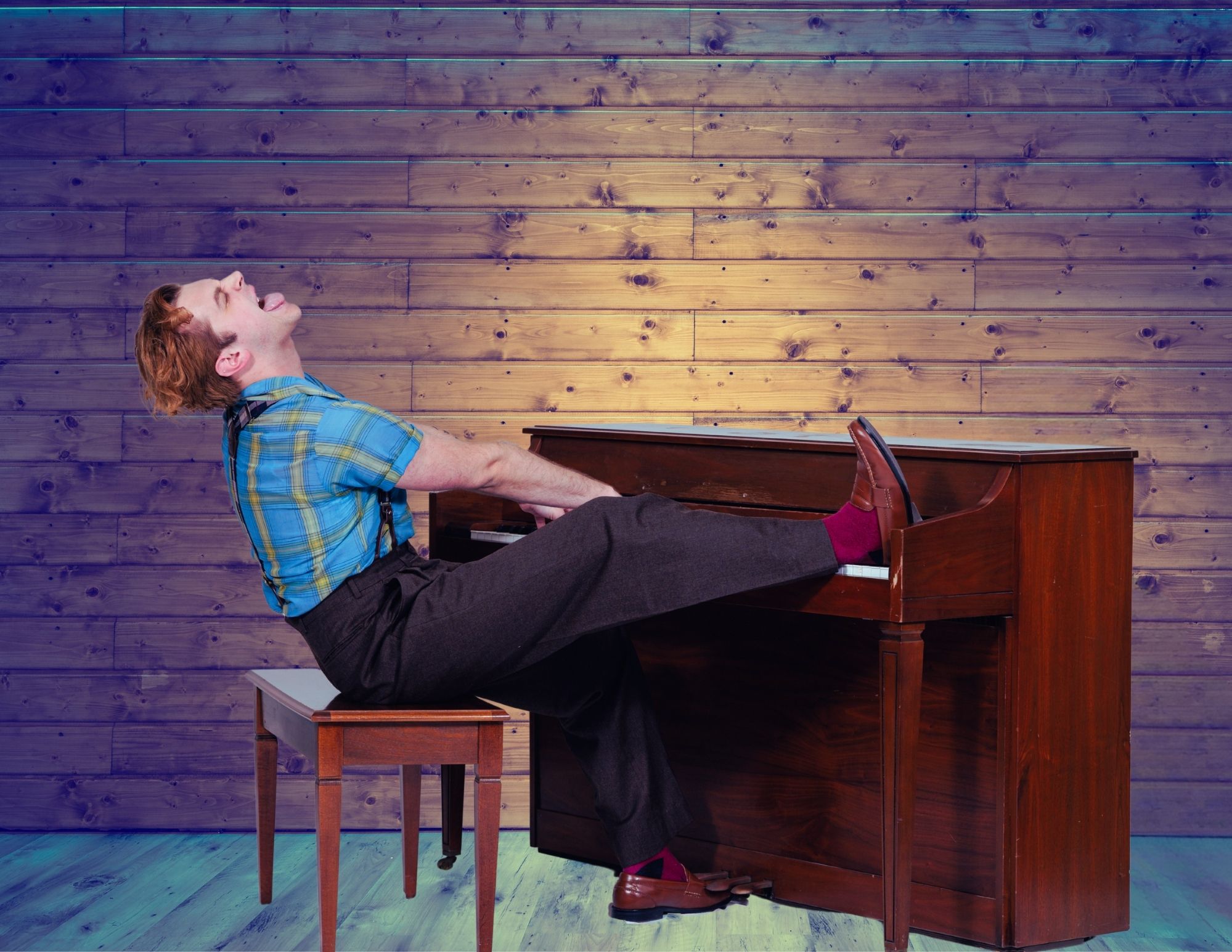 Alex Burnette stars as Jerry Lee Lewis in Meadow Brook...