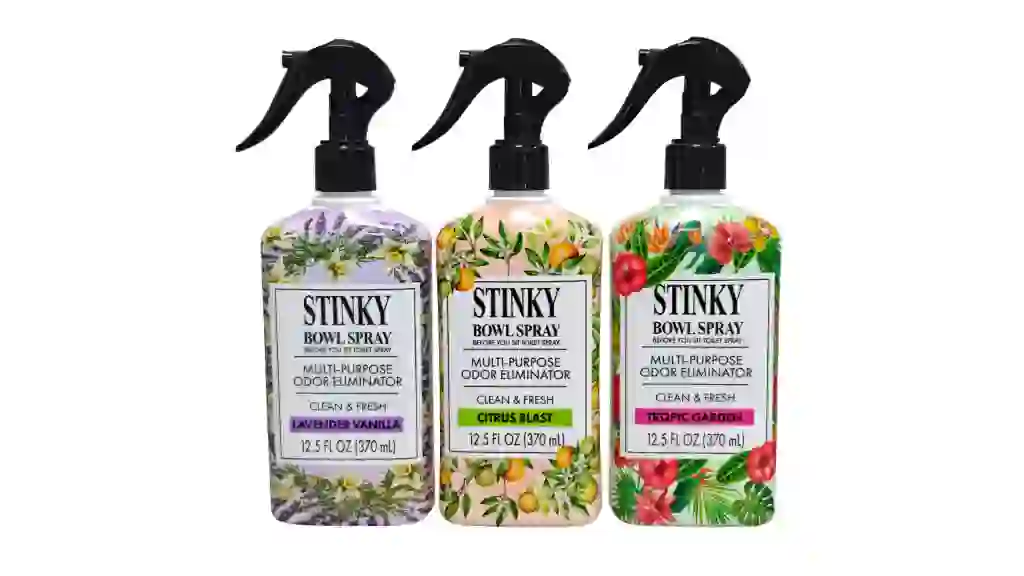 Floral-Scented Stinky Bowl Spray