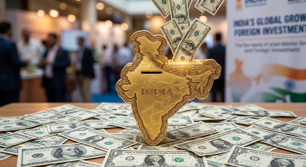 The FCNR(B) deposit arrangement allows non-resident Indians (NRIs) to place foreign-currency funds with Indian banks without taking direct rupee-currency risk. Photo courtesy: AI-generated representative image