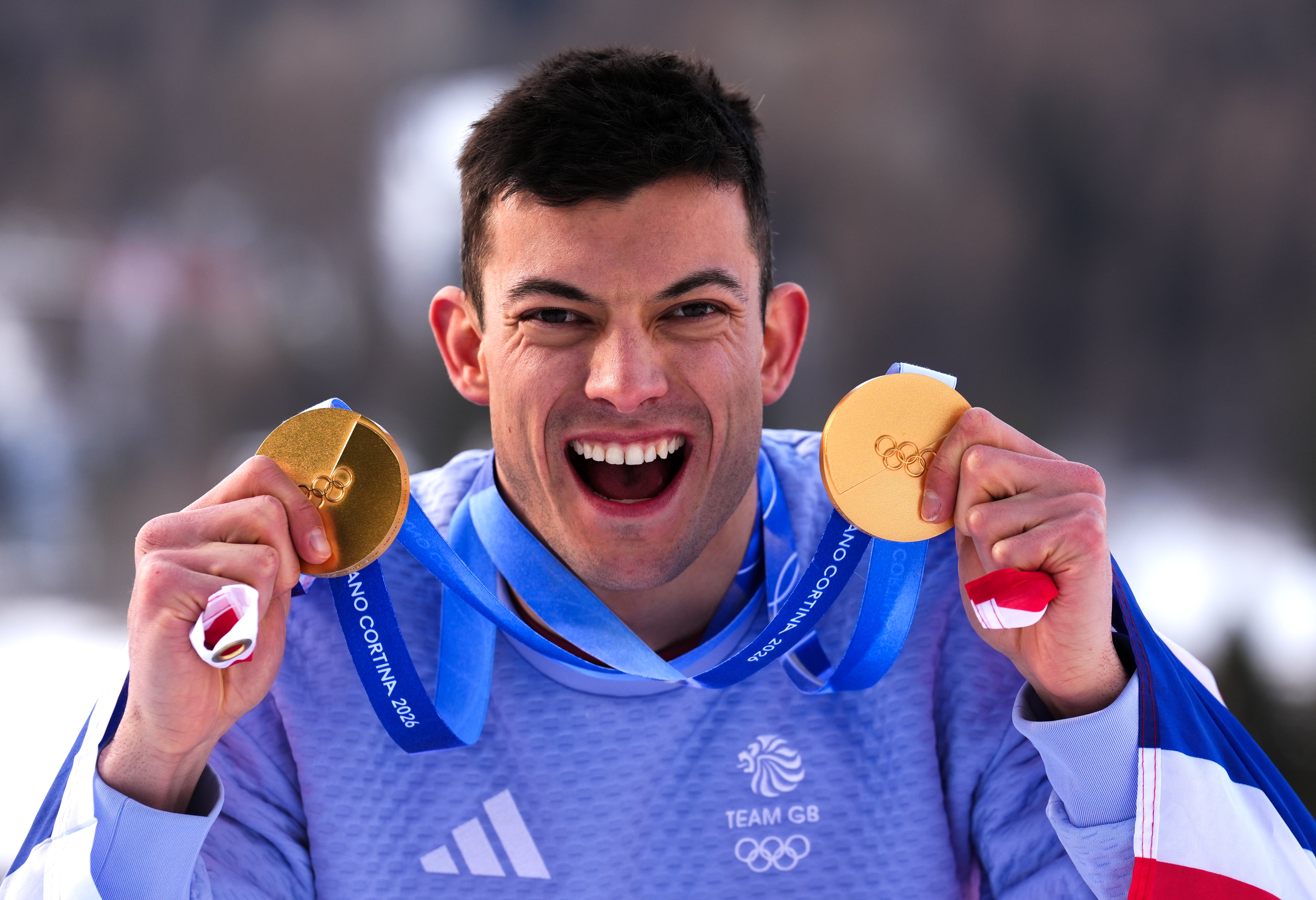 Matt Weston made history with two skeleton gold medals (Andrew Milligan/PA)